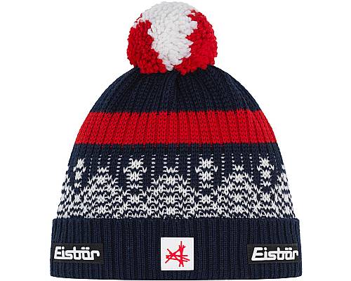 Čepice Eisbär Norrak Pompon MÜ SA - nacht/white/ardea