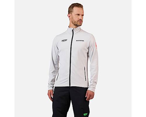 Pánská mikina Rossignol Hero Mid Layer Stretch Jacket Soft Grey