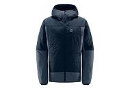 Bunda Haglöfs Mimic Silver hood pánská - modrá