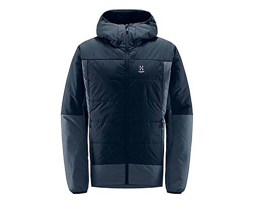 Bunda Haglöfs Mimic Silver hood pánská - modrá