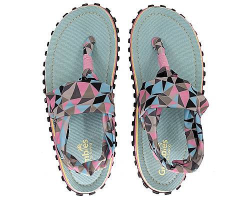 GUMBIES sandály Slingback Geometric