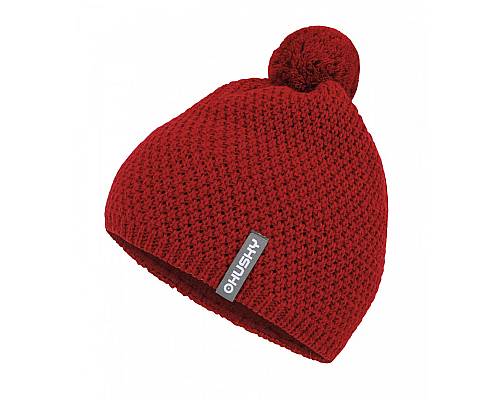 Dětská pletená čepice Husky Cap 36 red XS