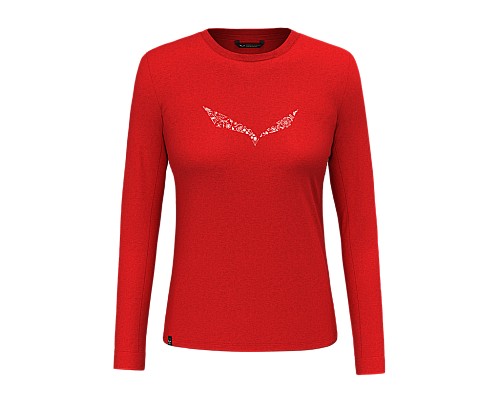 Triko Salewa Solidlogo Dry W flame