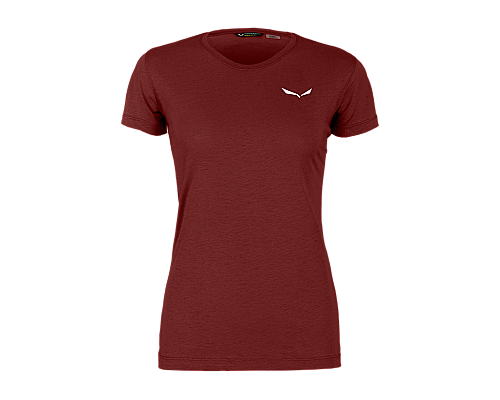 Dámské triko Salewa Alpine Hemp Logo T-Shirt Syrah 28133-1570