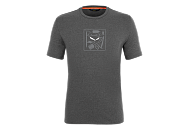 SALEWA tričko Pure Box Dry 28378-0876 onyx melange