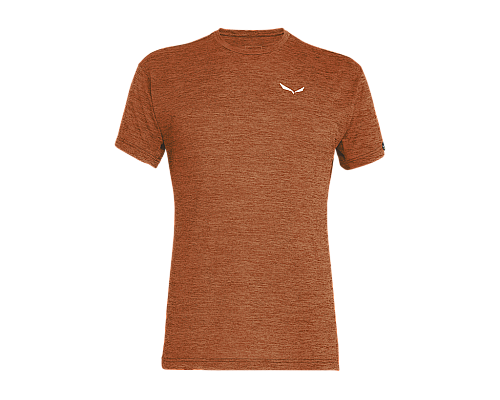 SALEWA tričko PUEZ MELANGE bombay brown melange