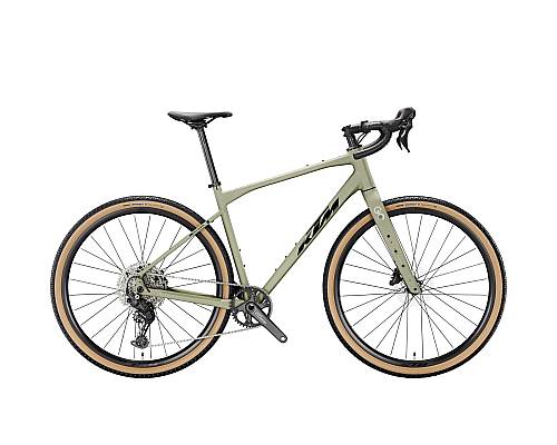 Gravel kolo KTM Gravelator 25 Cargo Green Matt/Black Glossy