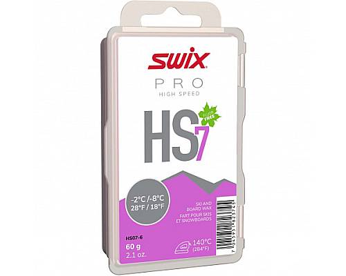 SWIX HS07-6 High Speed skluzný vosk 60g