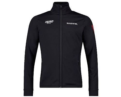 Pánská mikina Rossignol Hero Mid Layer Stretch Jacket Black