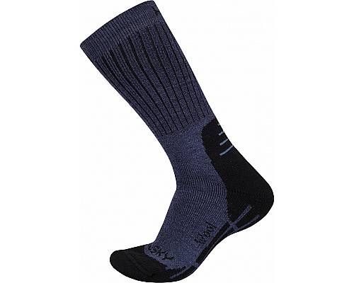 Husky ponožky All Wool modrá