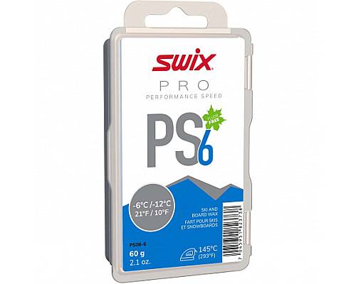 SWIX PS06-6 Pure Speed skluzný vosk 60g