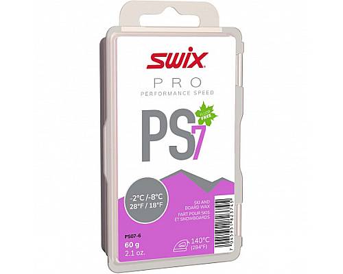 SWIX PS07-6 Pure Speed skluzný vosk 60g