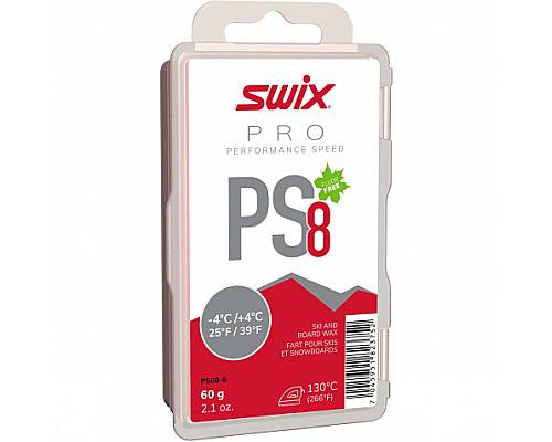 SWIX PS08-6 Pure Speed skluzný vosk 60g