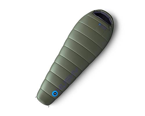 Třísezónní spací pytel Husky Ruby dark green