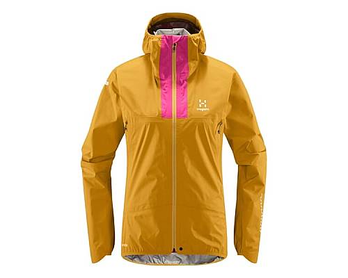 W Bunda Haglofs L.I.M GTX dámská oranžová/růžová