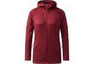 Mikina Haglöfs Korp Mid Hood dámská - červená